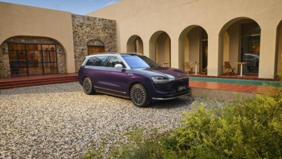 蔣欣成為問界M9銀境紫車主